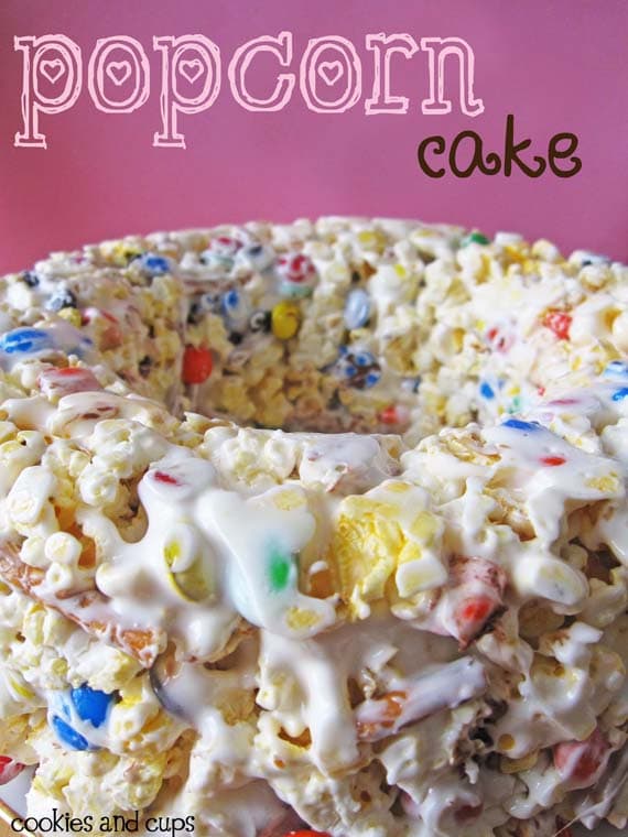 popcorn cake