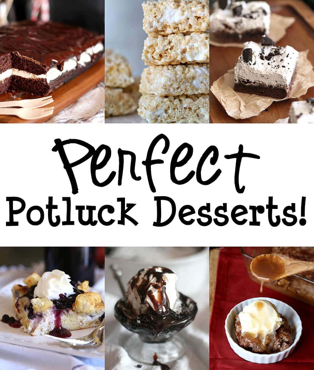 Potluck Desserts Cookies and Cups