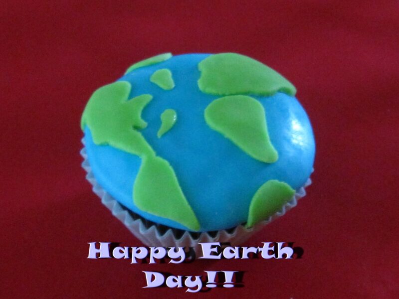 earth day cupcakes