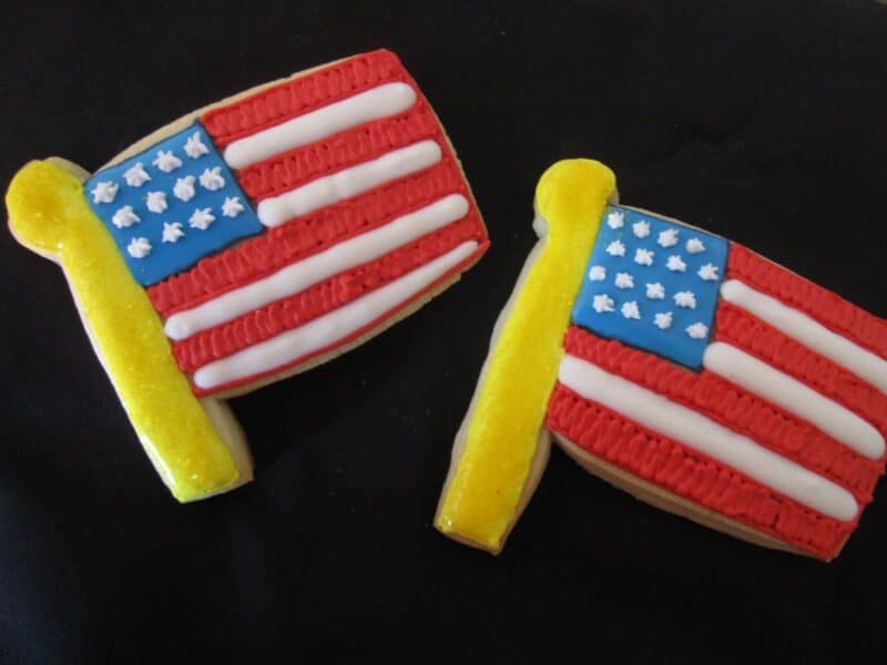 memorial day – american flag cookies