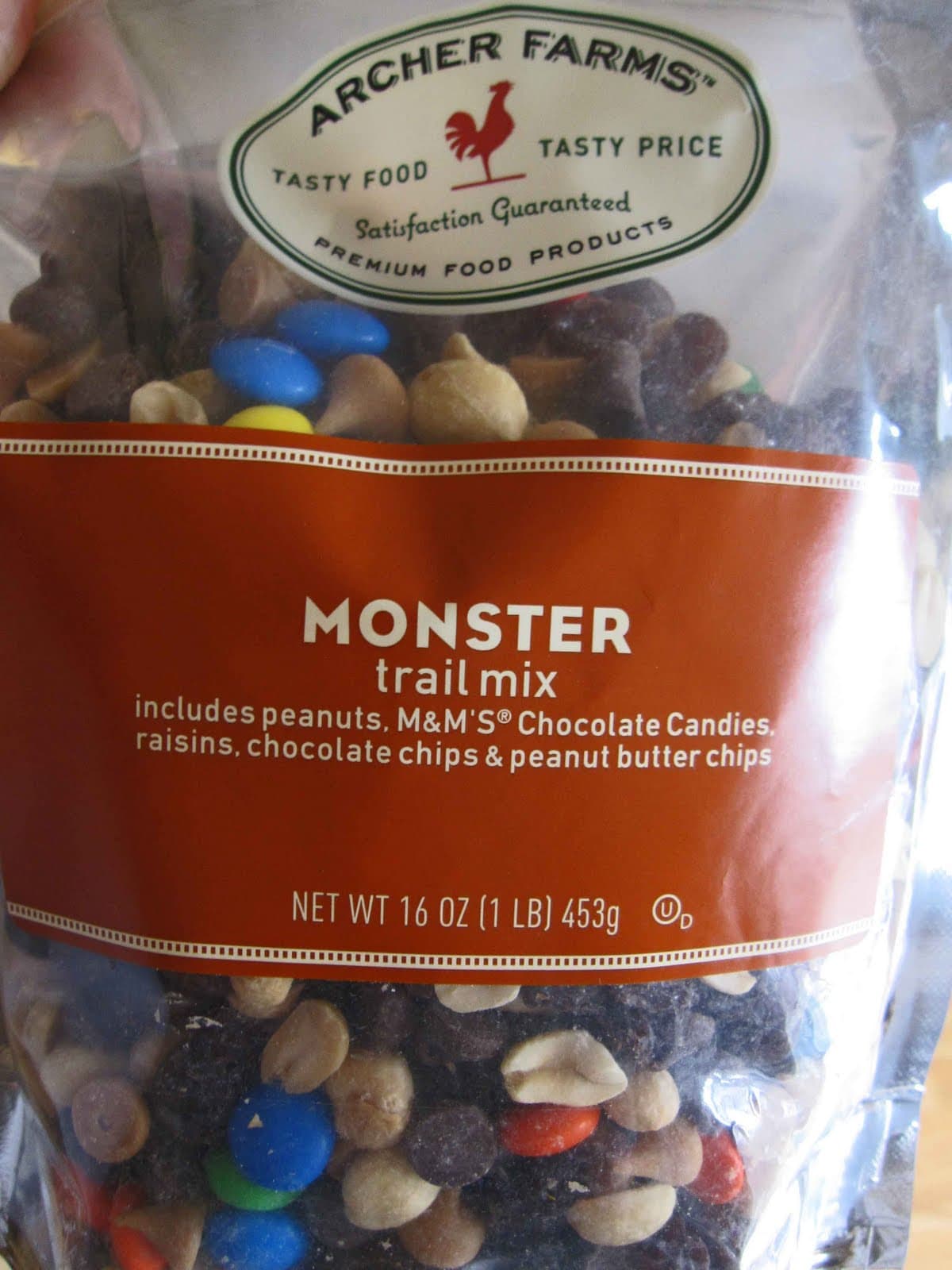 A package of Archer Farms Monster Trail Mix