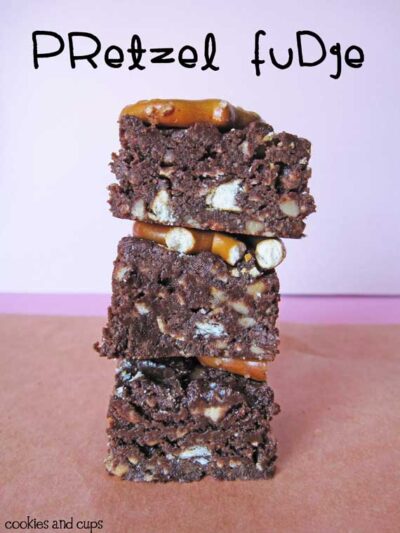 pretzel fudge