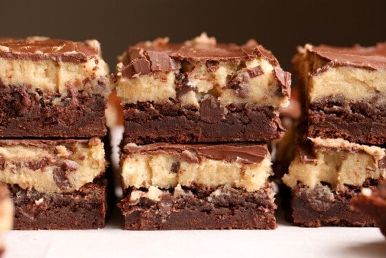 Cookie Dough Brownies Recipe - Cookies and Cups