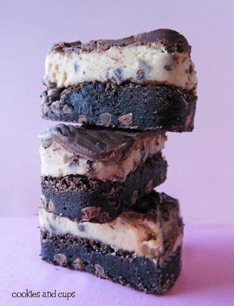 cookie dough brownies