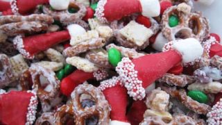 santa hats made from bugles