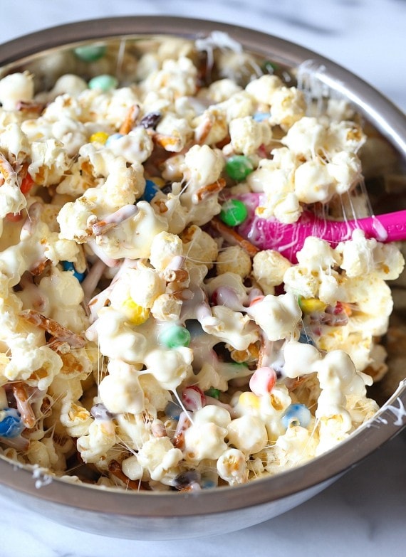 Sweet and Salty Popcorn - Spoonful of Flavor