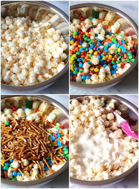 Popcorn Party Cake - Sugar and Spice