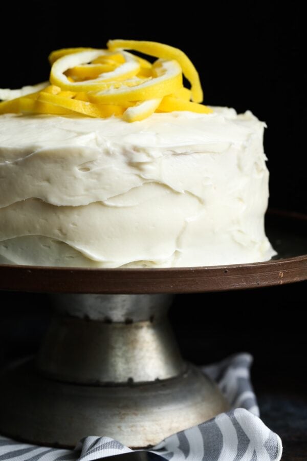 lemonade cake with lemon cream cheese frosting