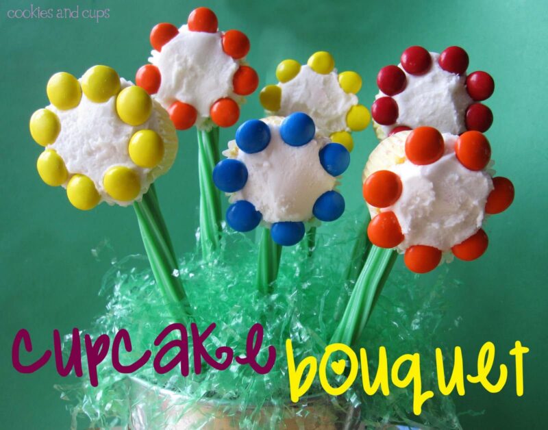 mother’s day flowers – a cupcake bouquet