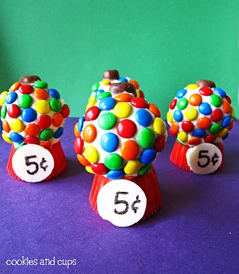 Gumball machine Cupcakes