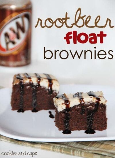 root beer float brownies