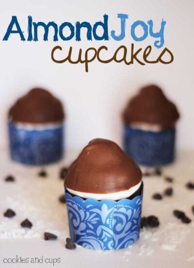 almond joy cupcakes