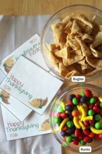 Ingredients for Bugle Cornucopias.