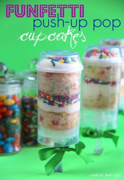 funfetti push-up pop cupcakes