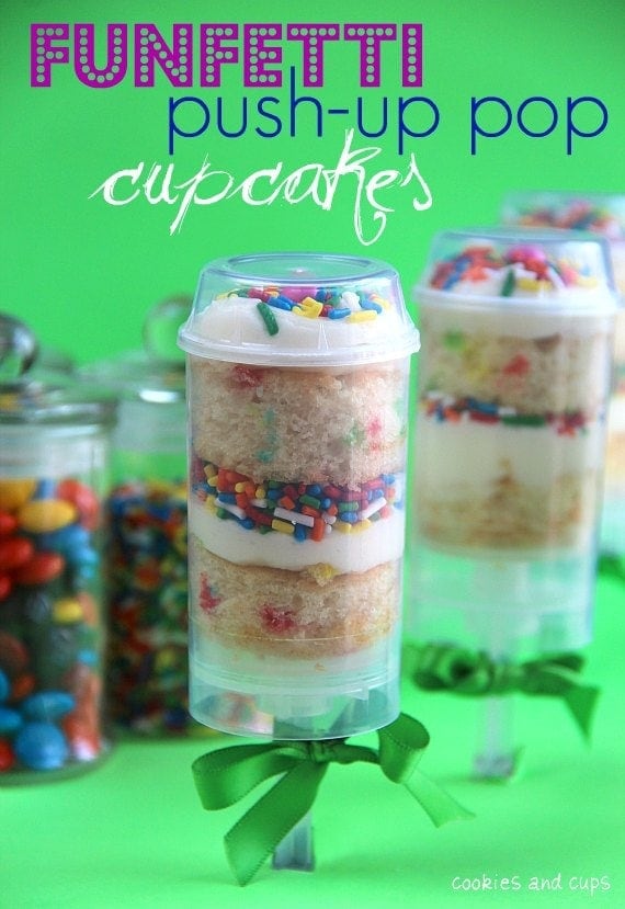 Rainbow Cake Push Pops! How To Make a Rainbow Cake Shooter - A Cupcake  Addiction Decorating Tutorial 