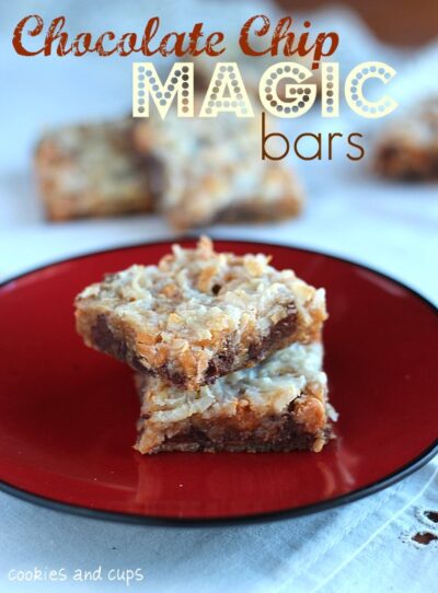 chocolate chip magic bars