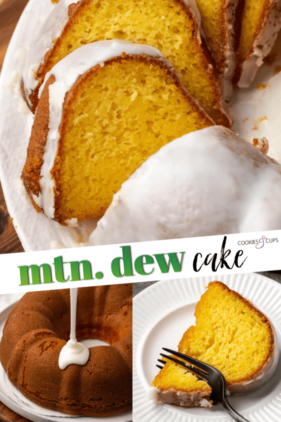 Mountain Dew Cake Pinterest Image Collage