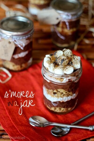 s’mores in a jar