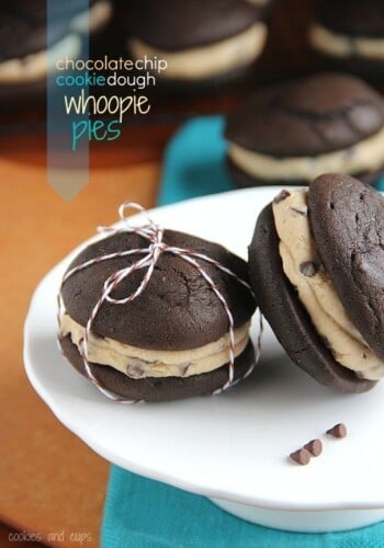 Image of Chocolate Chip Cookie Dough Whoopie Pies