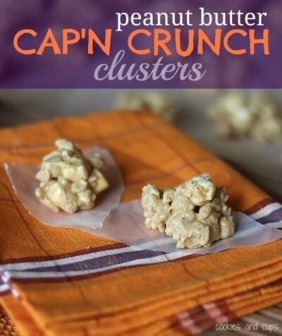 peanut butter cap’n crunch clusters