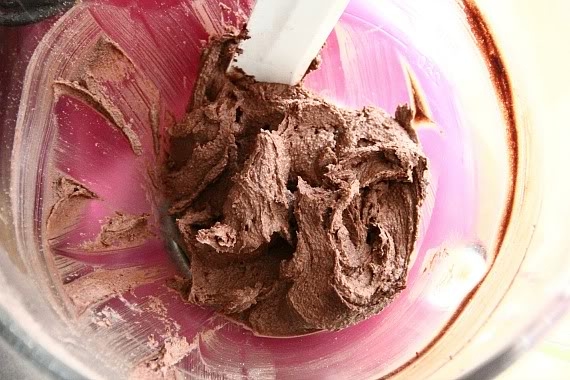 Brownie batter in a mixing bowl