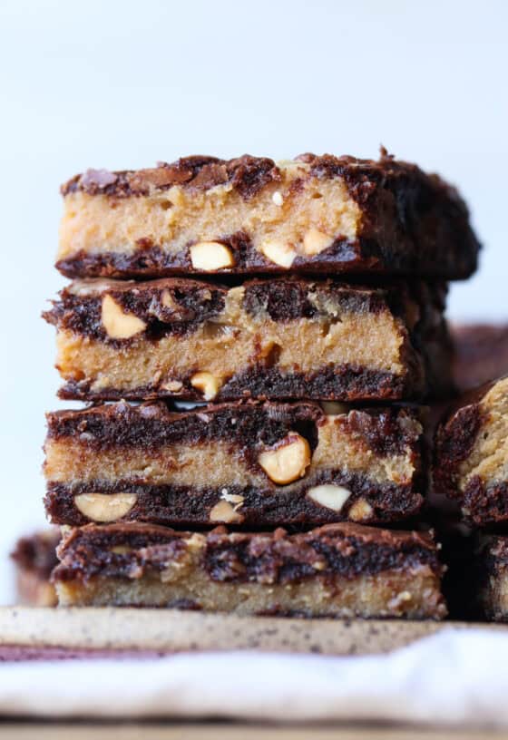 Buckeye Brownies | An Easy Peanut Butter and Chocolate Brownie Recipe