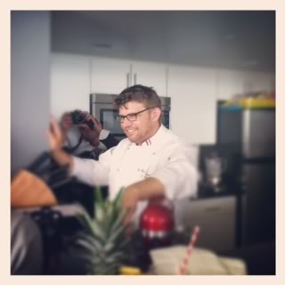 Photo of a male chef in a restaurant