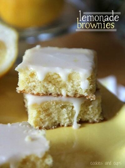 lemonade brownies