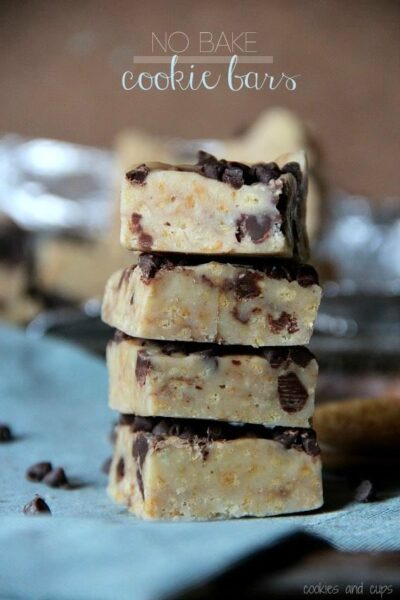 no bake cookie bars