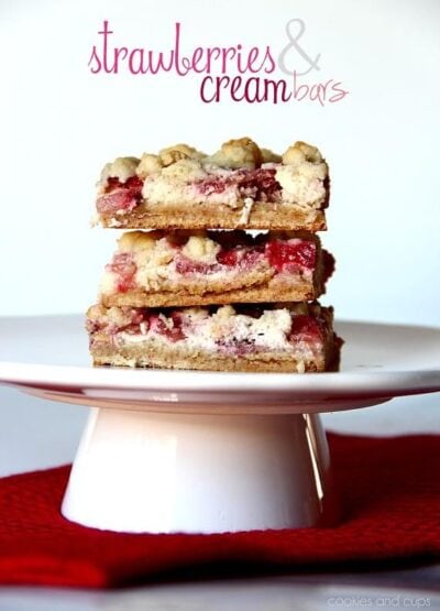 strawberries and cream bars