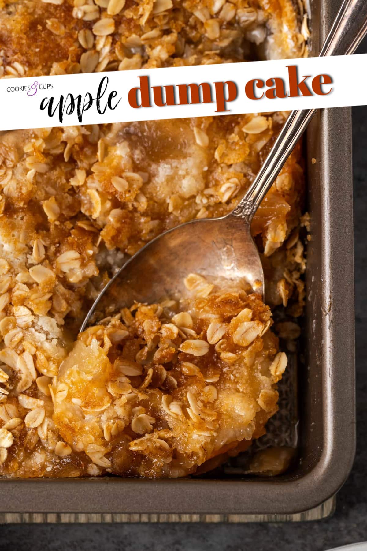 Easy Baked Apple Dump Cake - Sizzling Eats