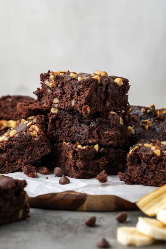 Banana Bread Brownies | Cookies And Cups