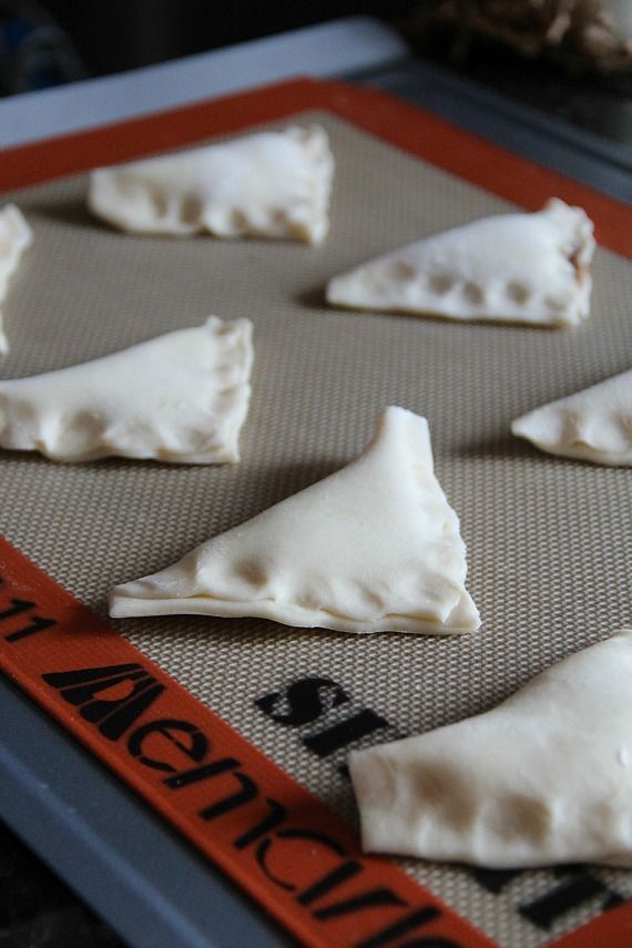 Nutella Pastry Cookies on a Baking Sheet