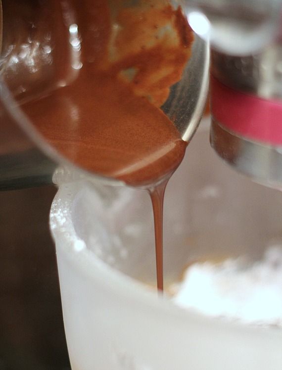 Image of Pouring Chocolate Cream