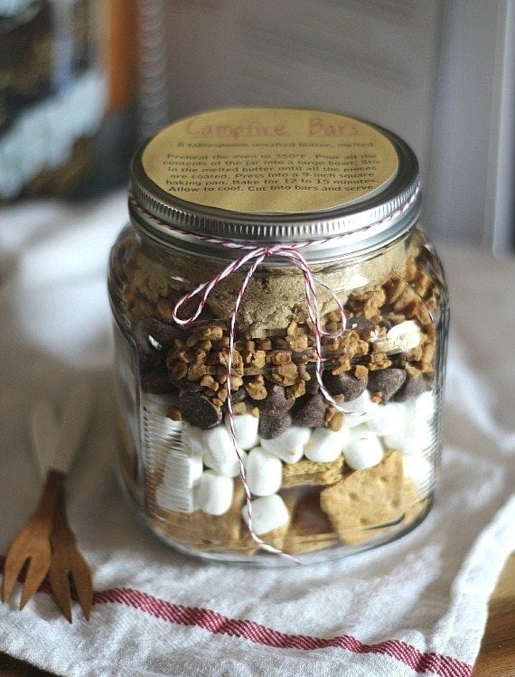 Campfire Bars In a JAR!