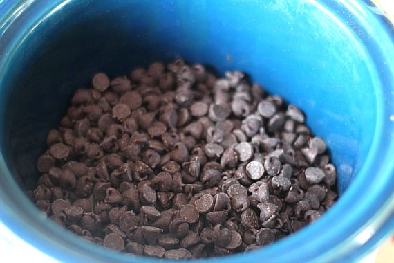 Image of Semi-Sweet Chocolate Chips in a Bowl