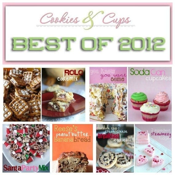 Best of 2012 on Cookies and Cups. Favorite desserts chosen my the readers. #recipes #desserts