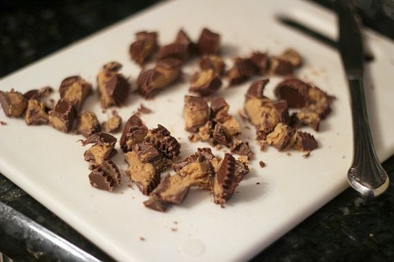 Chopped peanut butter cups