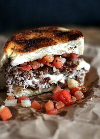 bruschetta burger