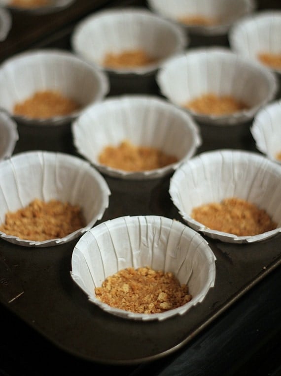 Mini Churro Cheesecakes | Cookies and Cups