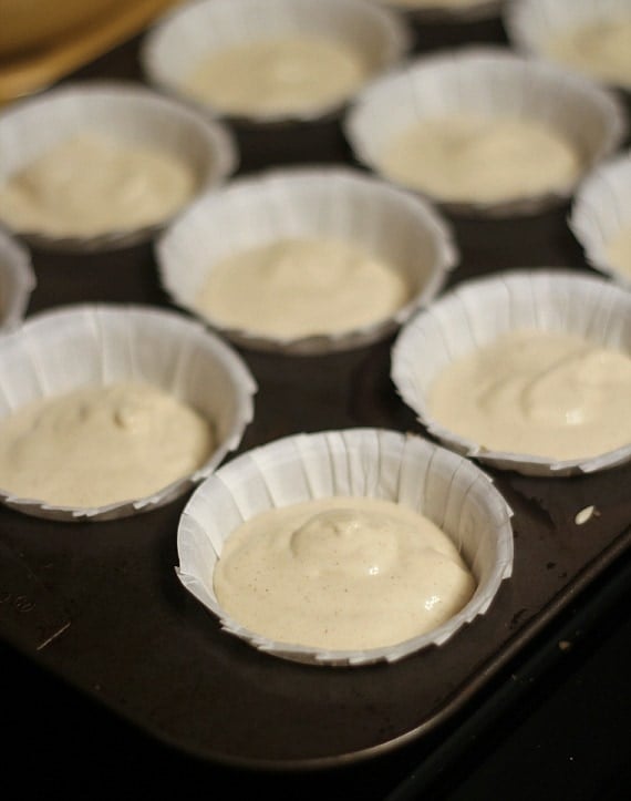 Mini Churro Cheesecakes | Cookies and Cups
