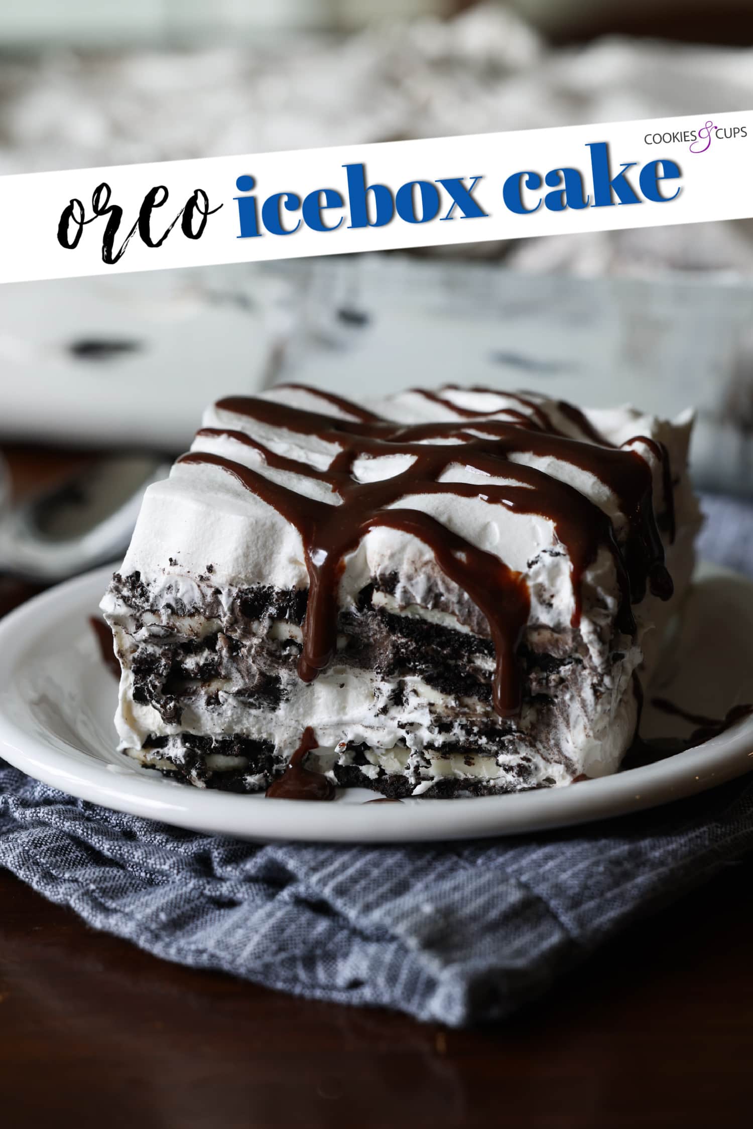 Oreo Cake - An Easy Chocolate Cookies & Cream Layer Cake Recipe!