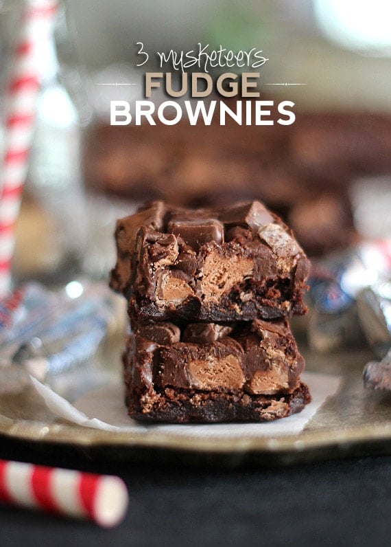 3 Musketeers Fudge Brownies