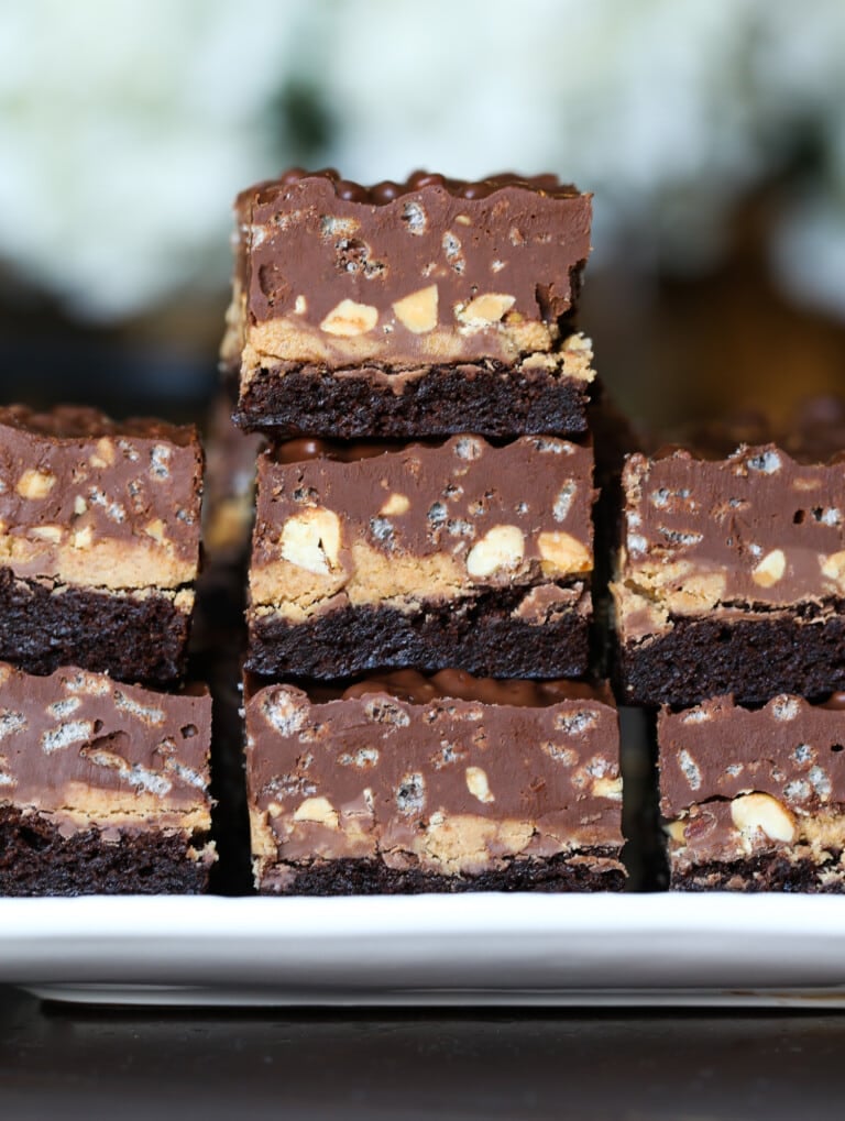 Peanut Butter Cup Crack Brownies Cookies and Cups