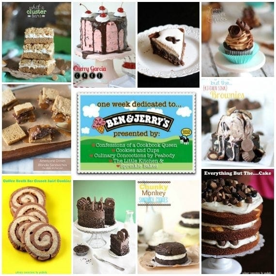 Collage of Ben & Jerry's Week recipes