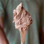 Fluffy Chocolate Buttercream ~ Only 2 ingredients for the easiest and most delicious chocolate buttercream ever!