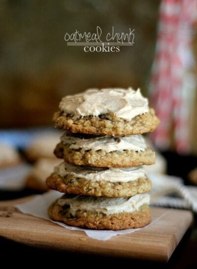 oatmeal chocolate chunk cookies