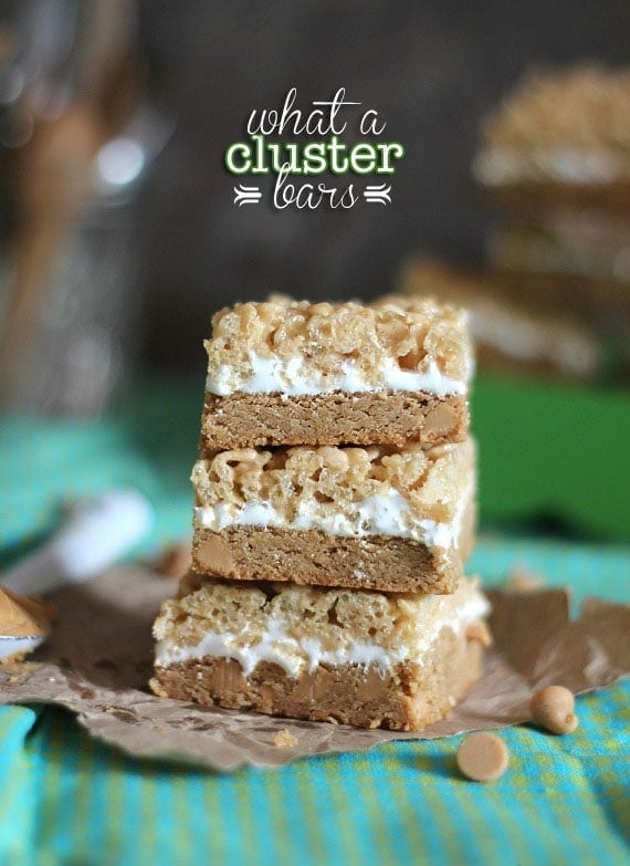 What A Cluster Bars | Cookies and Cups