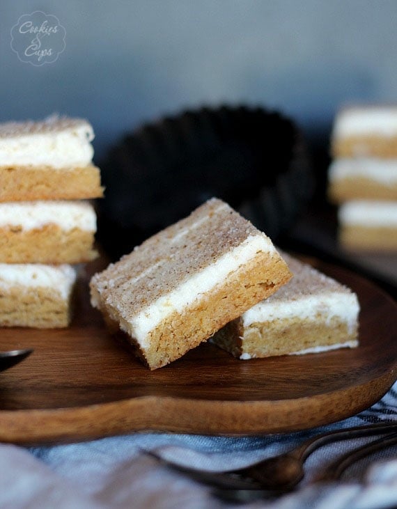 Image of Cinnamon Roll Cookie Bars