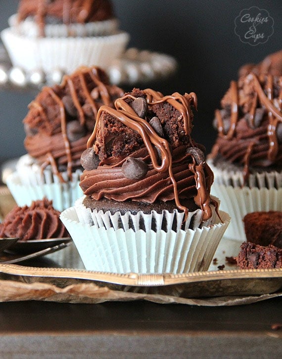 Image of a Blackout Cupcake